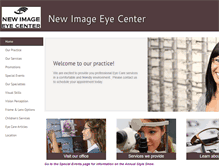 Tablet Screenshot of newimageeyecenter.com